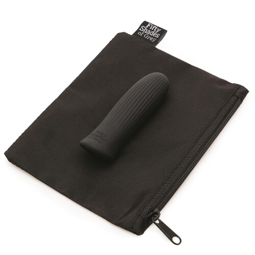 Fifty Shades of Grey Sensation Bullet Vibrator Product and Storage Bag
