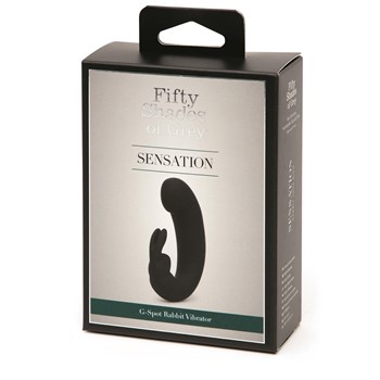 Fifty Shades of Grey Sensation G-Spot Mini Rabbit Vibrator Packaging Shot