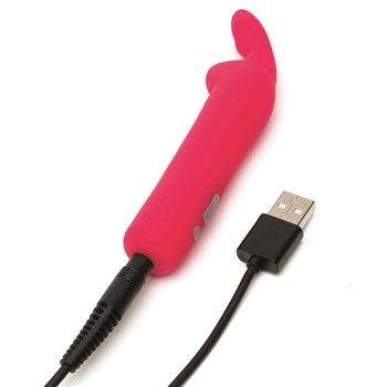 Happy Rabbit Clitoral Pleasure Kit - Rabbit Vibe Showing Where Charger is Placed