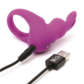 Happy Rabbit Couples Pleasure Kit - Penis Ring Showing Where Charger is Placed