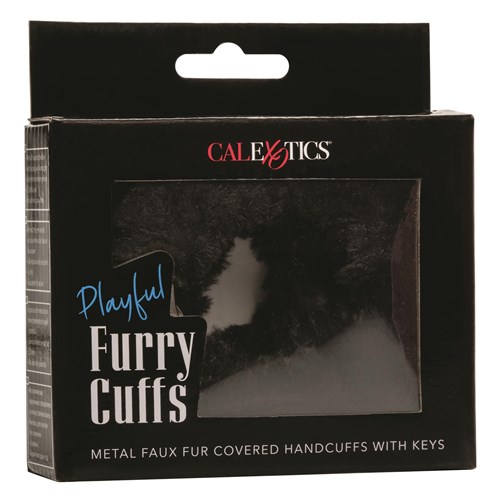 Playful Furry Cuffs Packaging Shot - Black