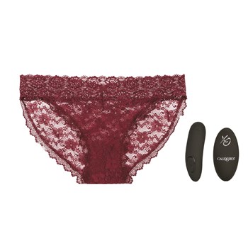 Remote Control Lace Panty Set - Panty, Bullet and Remote Control - S/M