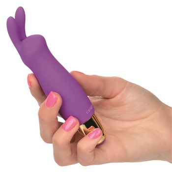 Slay #BuzzMe Rabbit Vibrator - Hand Shot to Show Size