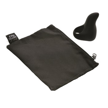 Fifty Shades of Grey Sensation Finger Vibrator Product and Storage Bag
