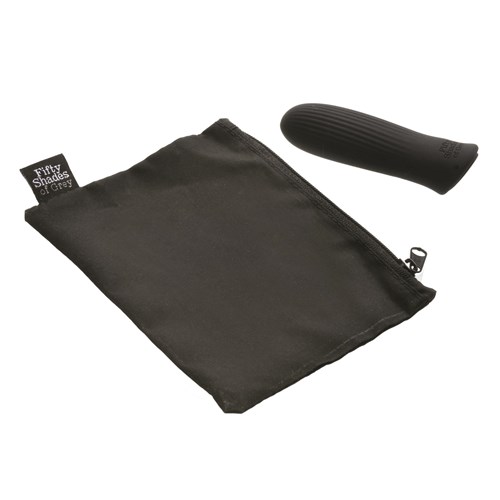 Fifty Shades of Grey Sensation Bullet Vibrator Product and Storage Bag