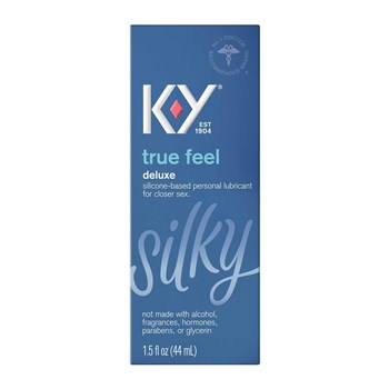 K-Y True Feel Premium Silicone Lubricant front of Package