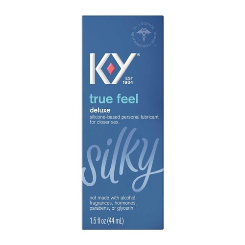K-Y True Feel Premium Silicone Lubricant front of Package