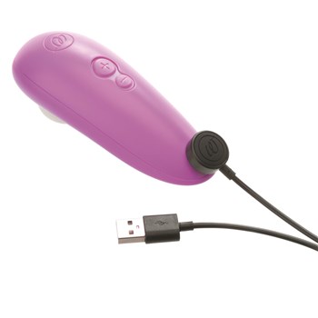 Womanizer Starlet 3 Clitoral Stimulator Showing Where Charger is Placed - Pink