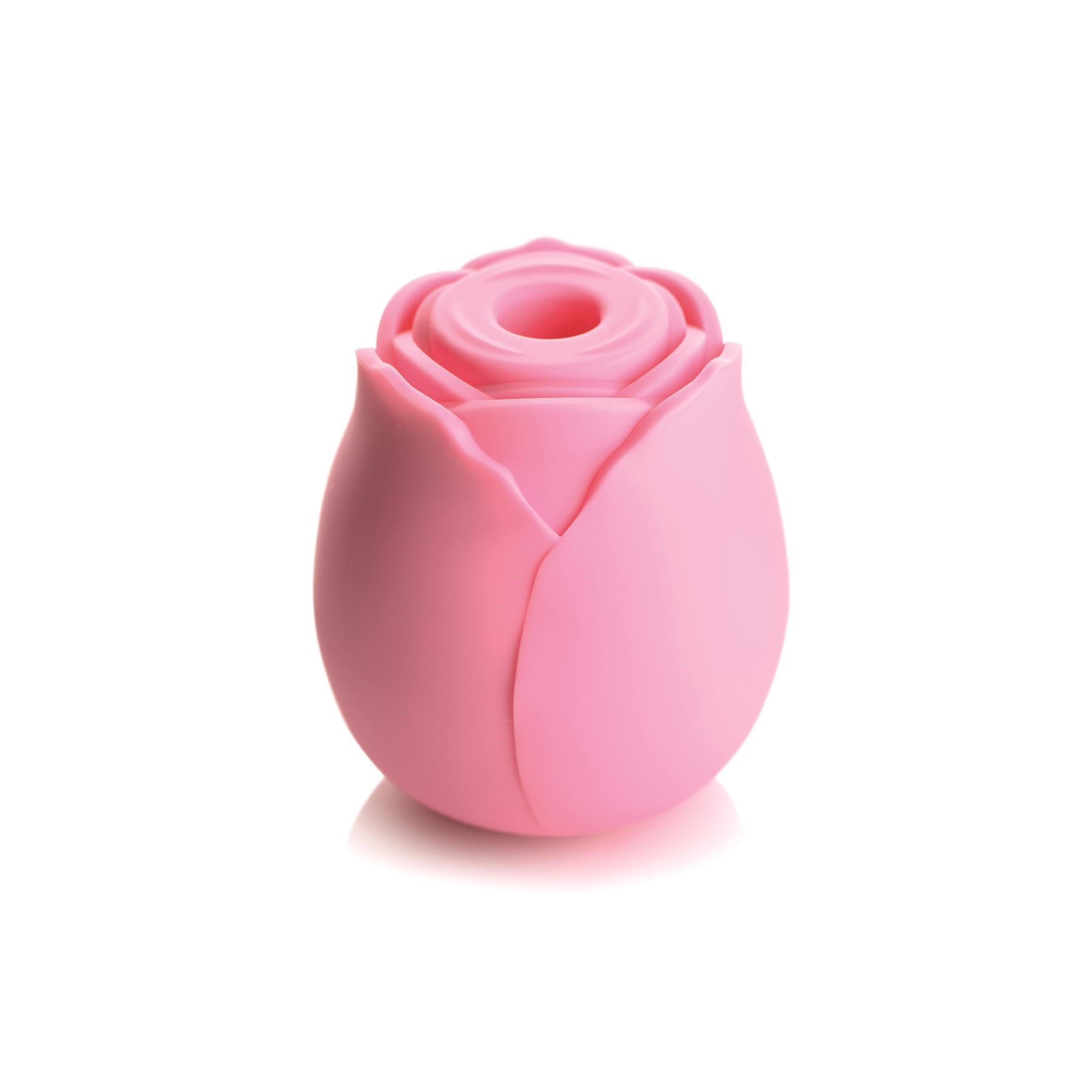 Bloomgasm Suction Rose Clitoral Stimulator Upright Product Shot #1 - Pink