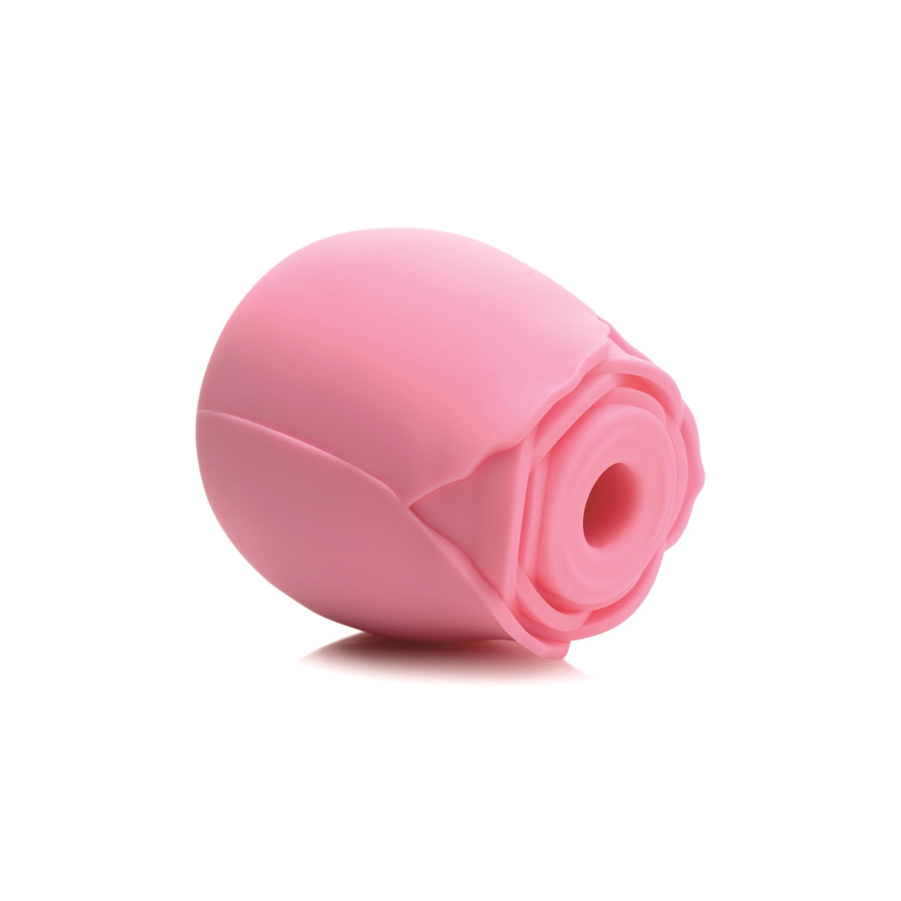 Bloomgasm Suction Rose Clitoral Stimulator To the Side - Pink