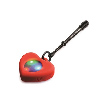 Charmed Light Up Heart Nipple Clamps Product Shot #4