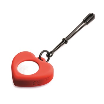 Charmed Light Up Heart Nipple Clamps Product Shot #5