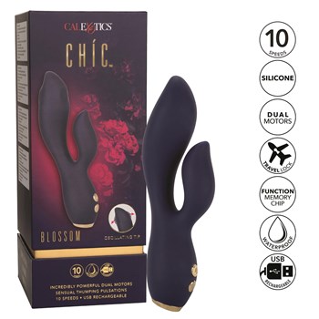 Chic Blossom Rotating Dual Stimulating Massager - Features