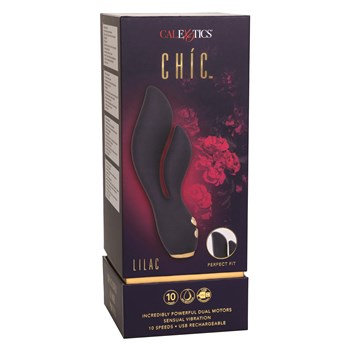Chic Lilac Dual Stimulating Massager Packaging Shot