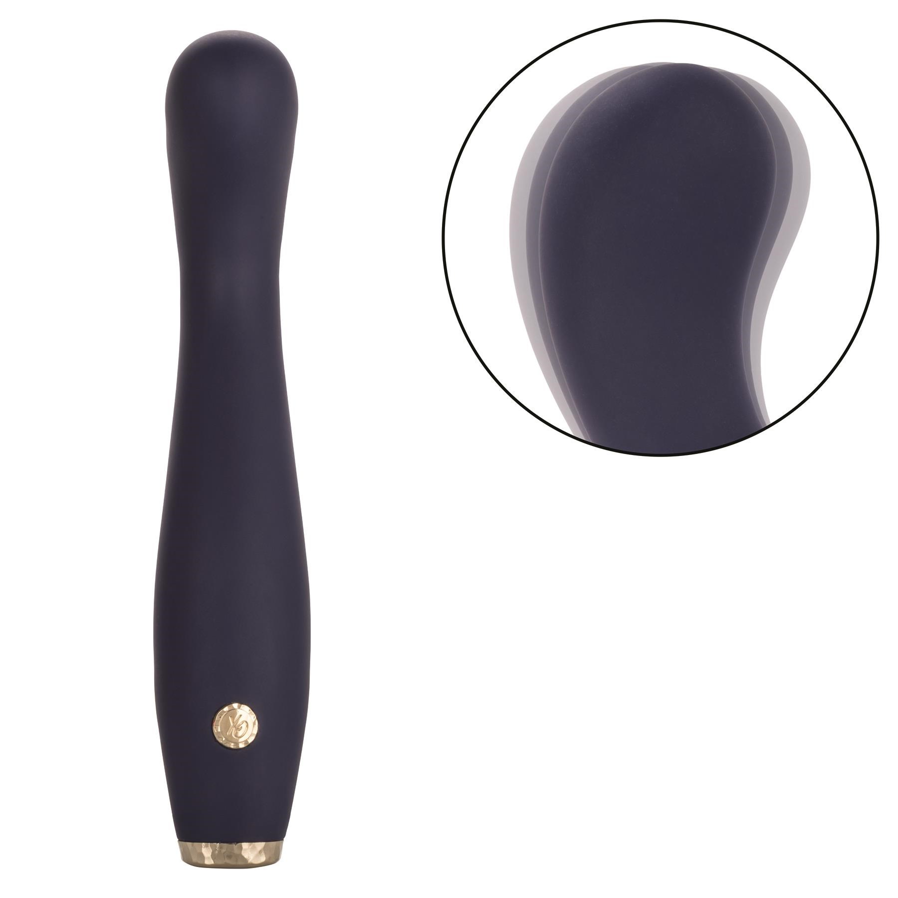 Chic Peony G-Spot Massager Product and Close Up on Tip