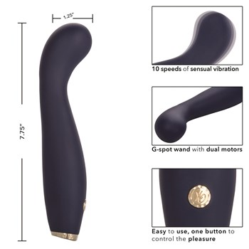 Chic Peony G-Spot Massager Instructions and Dimensions