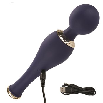 Chic Poppy Wand Massager - Showing Where Charger is Placed