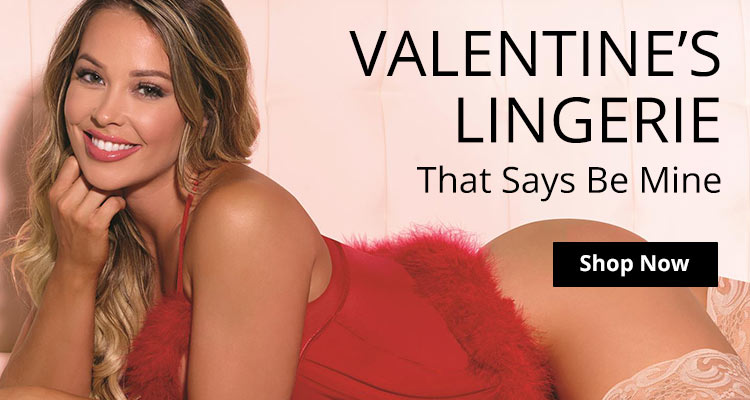 Shop Valentines Lingerie That Says Be Mine!