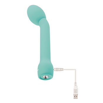 Adam & Eve Rechargeable Silicone G-Gasm Delight Showing Where Charger is Placed