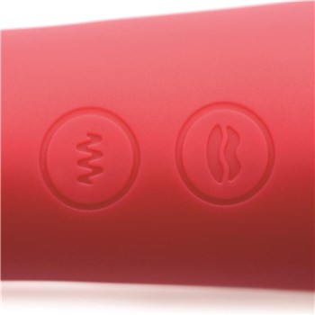 Bloomgasm Sweet Heart Rose Clitoral Stimulator - Close Up on Controller