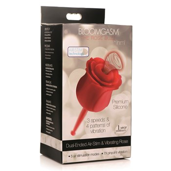 Bloomgasm Rose Buzz Clitoral Stimulator Packaging Shot