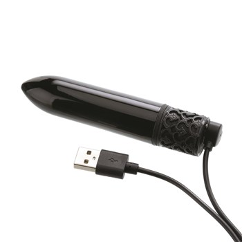 Royal Gems Glamour Rechargeable Classic Bullet - Showing Where Charger is Placed