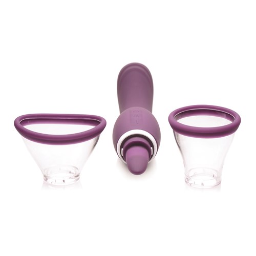 Shegasm Lickgasm Vibrating Pussy Pump with Product and Cups #4
