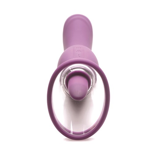 Shegasm Lickgasm Vibrating Pussy Pump Product Shot with Large Cup