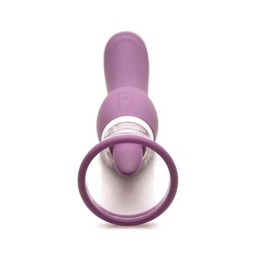 Shegasm Lickgasm Vibrating Pussy Pump  Product Shot with Small Cup