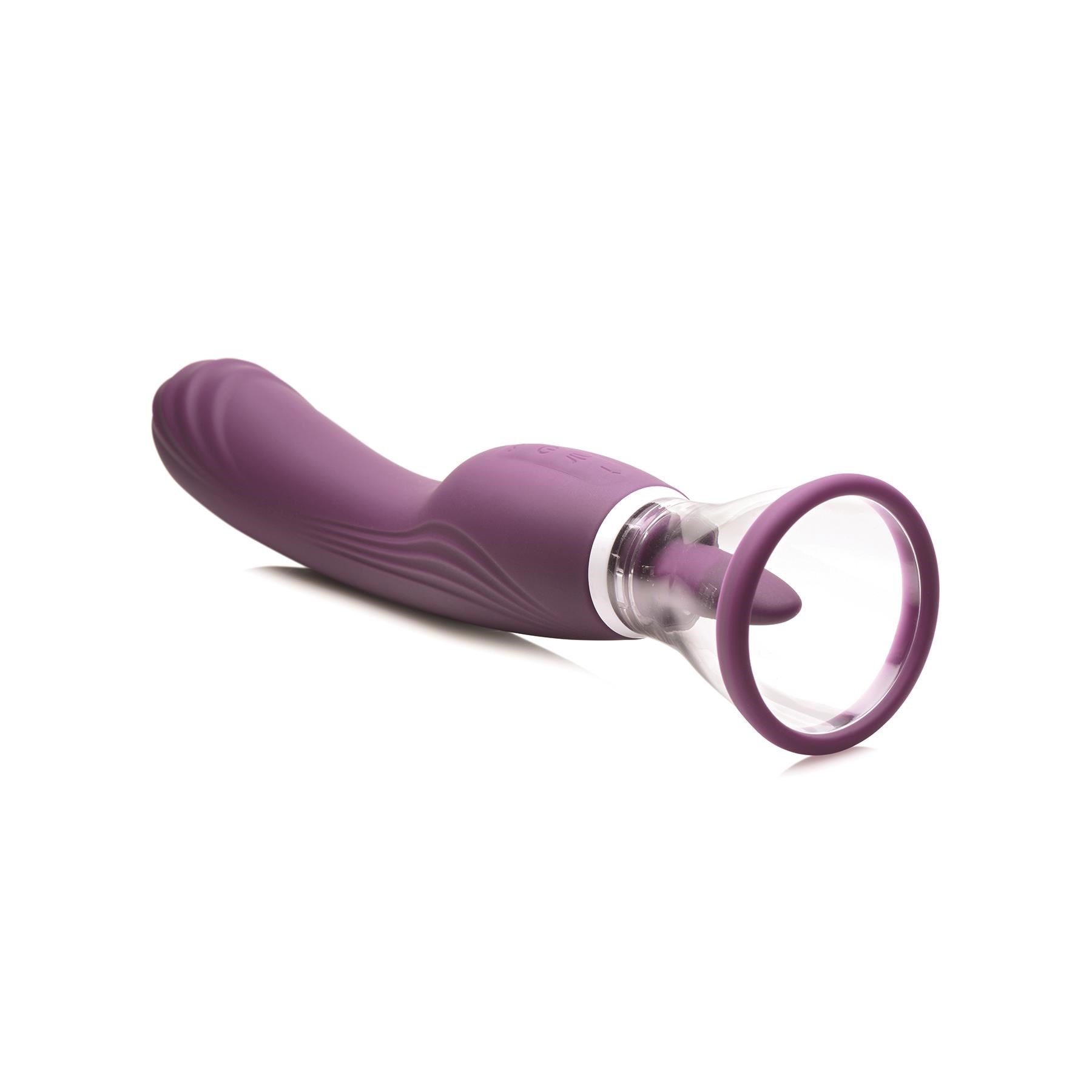 Shegasm Lickgasm Vibrating Pussy Pump with Small Cup