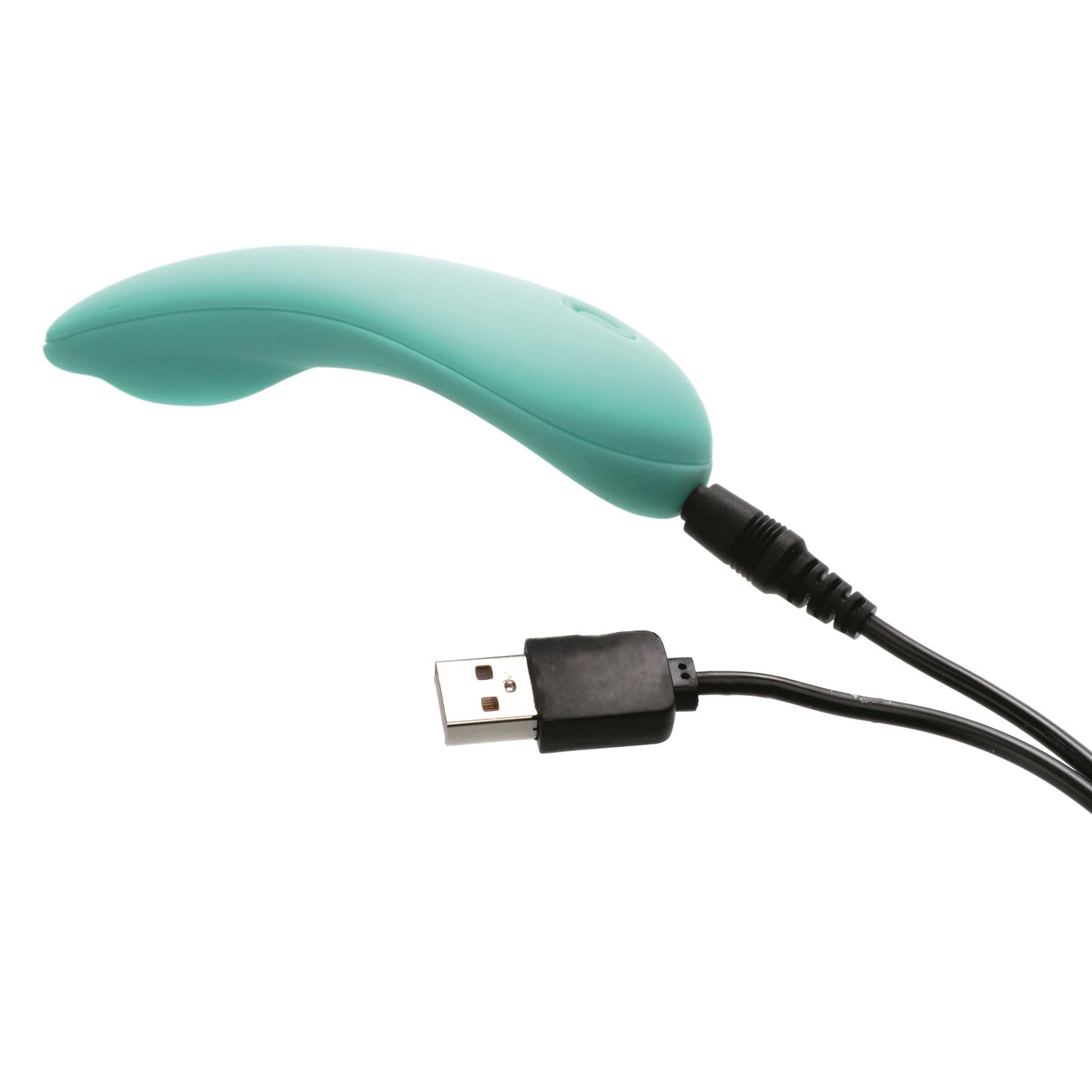 Love Distance Span App Controlled Panty Vibrator - Showing Where Charger is Placed