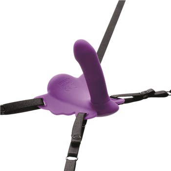 Love Distance Reach G App Controlled Butterfly Vibrator - Showing How Straps are Placed