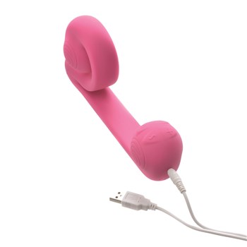 Snail Dual Stimulating Vibrator - Showing Where Charger is Placed