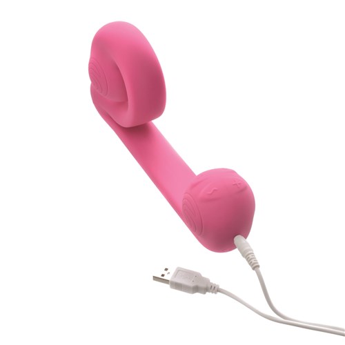 Snail Dual Stimulating Vibrator - Showing Where Charger is Placed