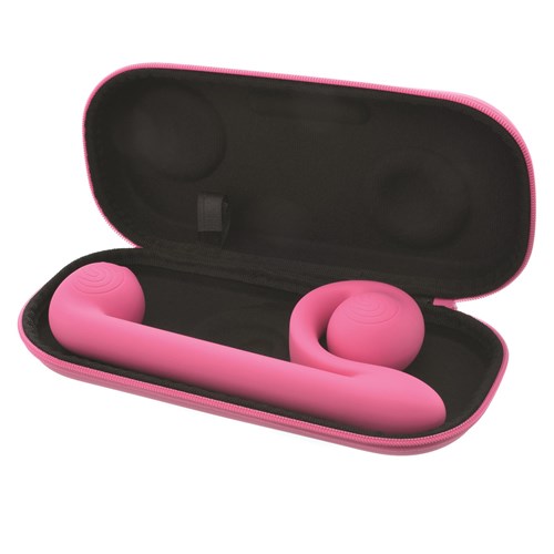 Snail Dual Stimulating Vibrator - Product in Storage Case