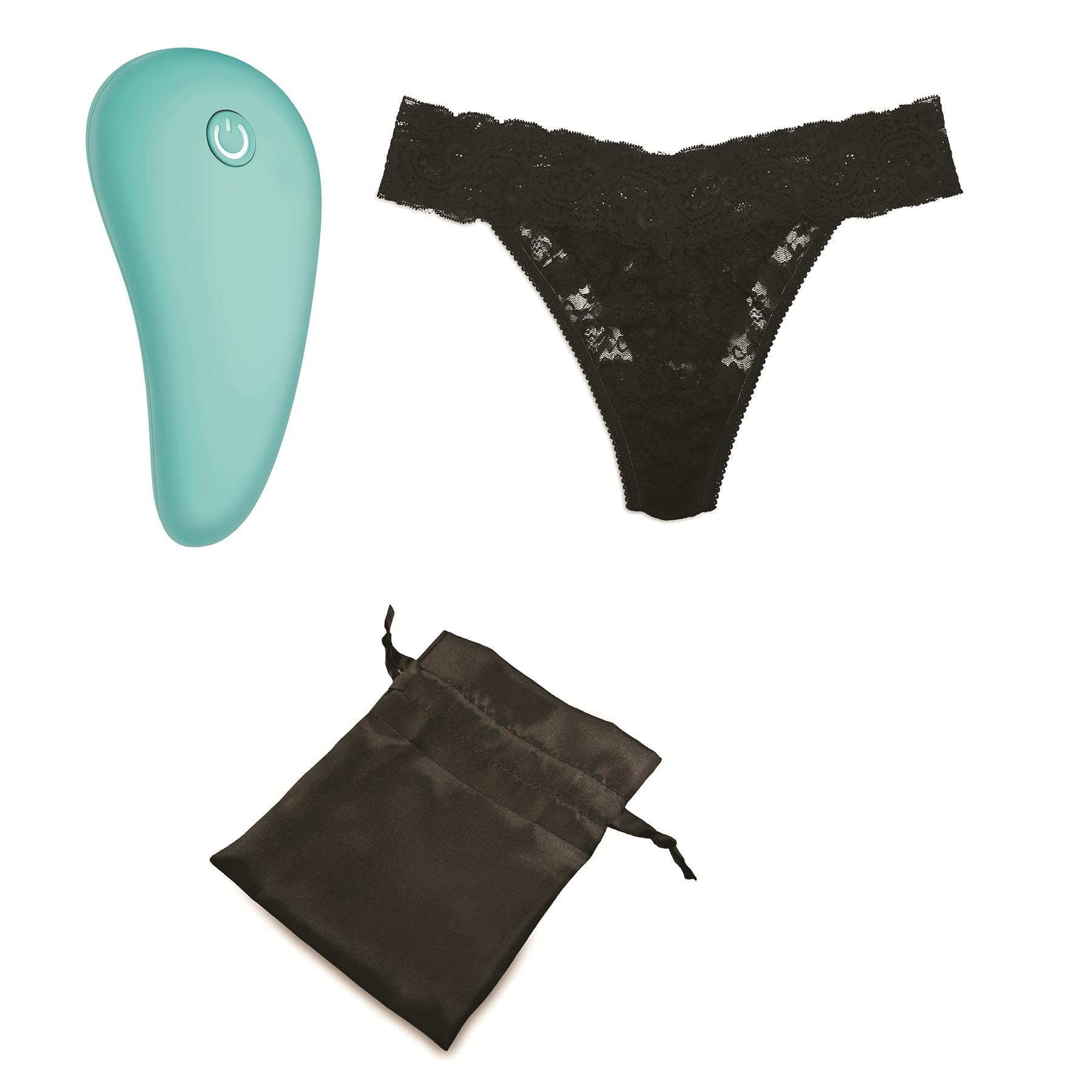 Love Distance Span App Controlled Panty Vibrator - product, Panty and Storage Bag