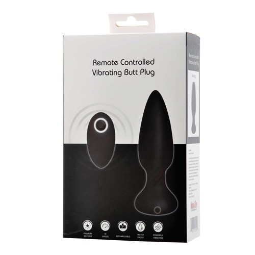Silicone Vibrating Anal Plug box packaging