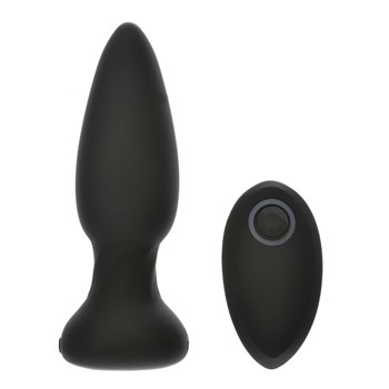 Silicone Thumping Anal Plug with remote control
