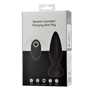 Silicone Thumping Anal Plug box packaging