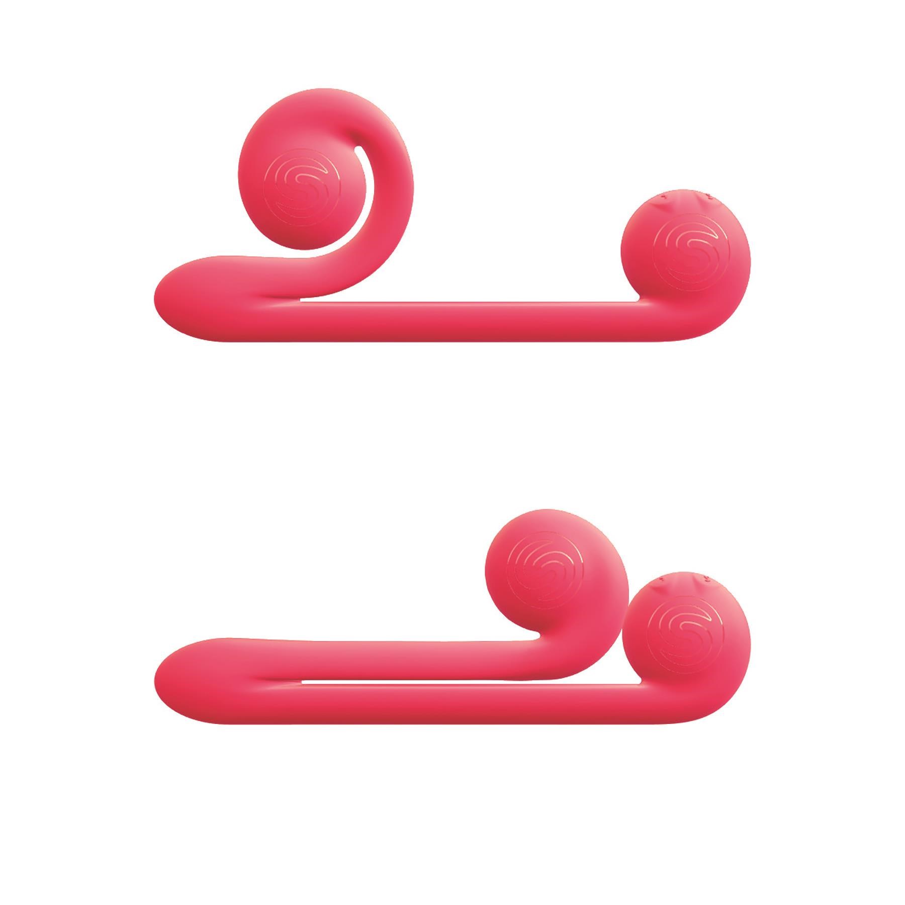 Snail Dual Stimulating Vibrator - Showing Both Positions