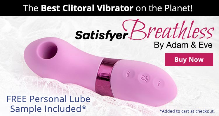 Buy A Satisfyer Breathless Vibe And Get A Free Personal Lube Sample!