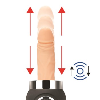 Lux Rechargeable Remote Control Thrusting Sex Machine - Showing Thrusting Motion