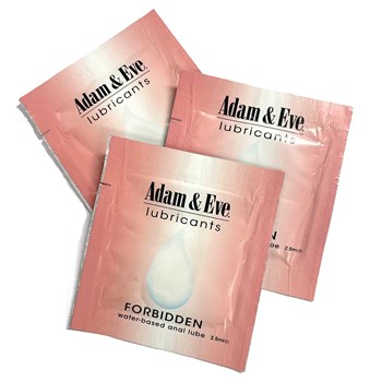 Adam & Eve Anal Lube - 3 foil packs