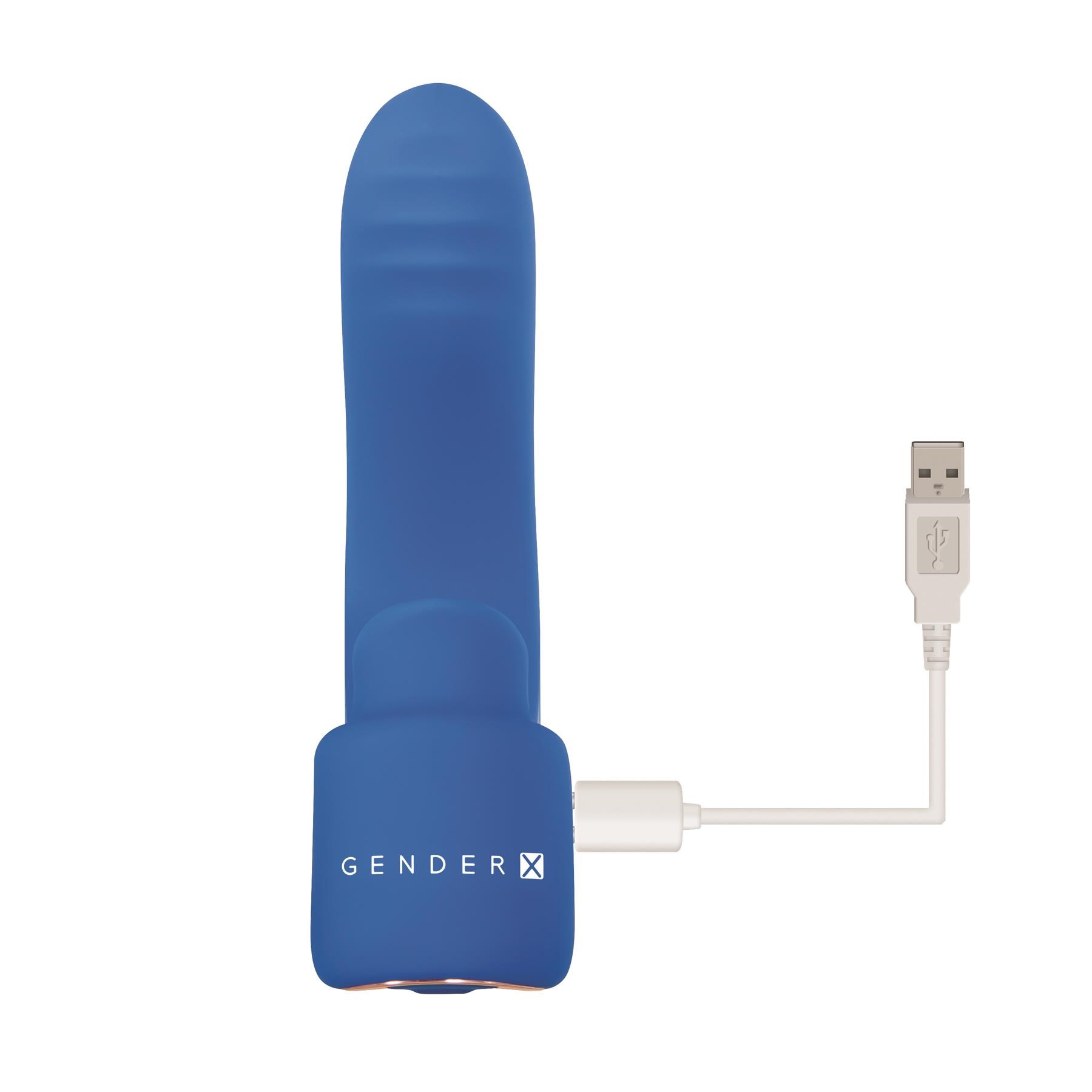 Flick It Rechargeable Finger Vibrator - Showing Where charger is Placed
