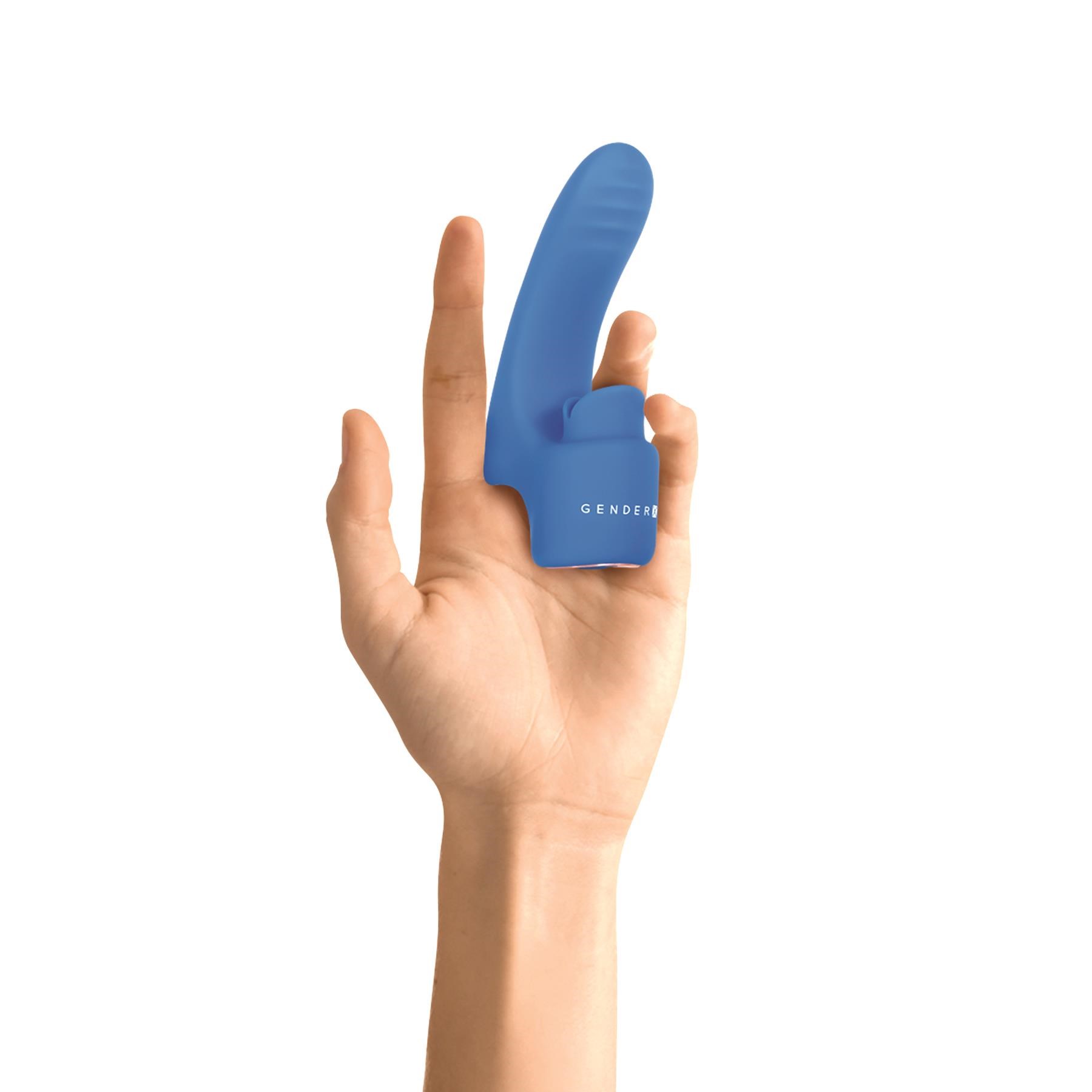 Flick It Rechargeable Finger Vibrator - Hand Shot #1
