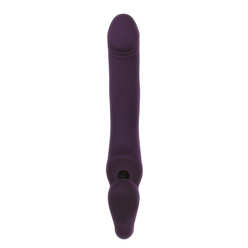 2 Become 1 Strapless Strap-On With Air Pulse Clit Stimulator - Product Shot #5