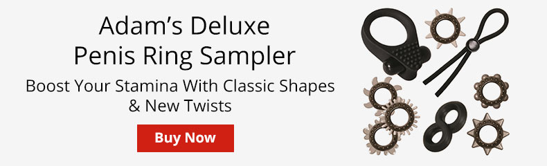 Buy An Adams Deluxe Penis Ring Sampler!