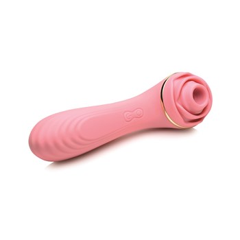 Bloomgasm Passion Petals Suction Rose Vibrator Product Shot #1 - Pink
