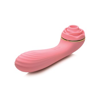 Bloomgasm Passion Petals Suction Rose Vibrator Product Shot #4 - Pink