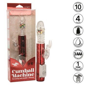 Naughty Bits Comeball Machine Rabbit Vibrator - Features